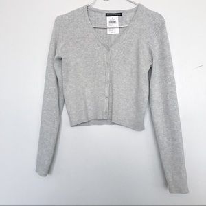 Brandy Melville ribbed button up cardigan